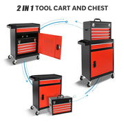 Yescom Rolling Tool Chest Combo 21 in. 5-Drawer Lockable Image