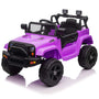 Yescom 12V Ride On Car Jeep Dual Drive Parent Control, Purple Image