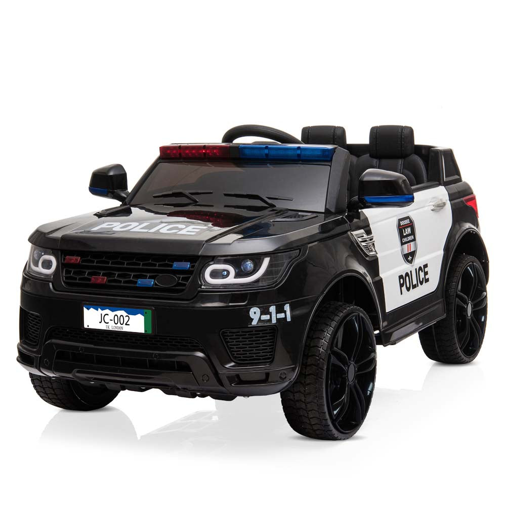 Yescom 12V Ride On Police Car Remote Control Headlights & MP3 Image