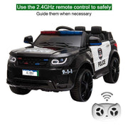 Yescom 12V Ride On Police Car Remote Control Headlights & MP3 Image