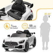 Yescom 12V ASTM Ride on Car Mercedes Benz AMG Parent Control Image