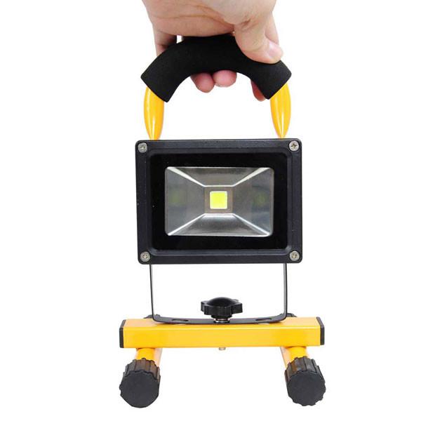 Yescom Rechargeable LED Flood Light Fixture 10W Waterproof Image