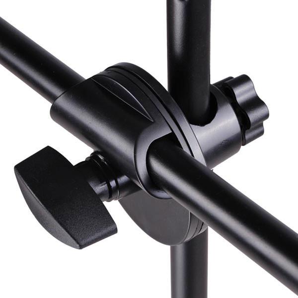 Yescom Microphone Boom Stand w/ 2 Mic Clips Adjustable Tripod Image