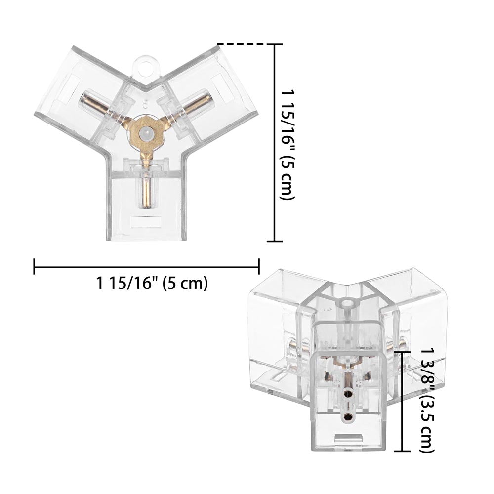 Yescom Hexagon Garage Light Connector Y-shade Image