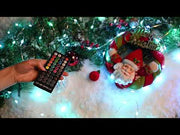 Yescom LED Christmas Light APP Bluetooth Remote Control Mulit-Color 33ft