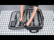 Byootique Backpack Cosmetics Clippers Barber Bag with TSA Lock