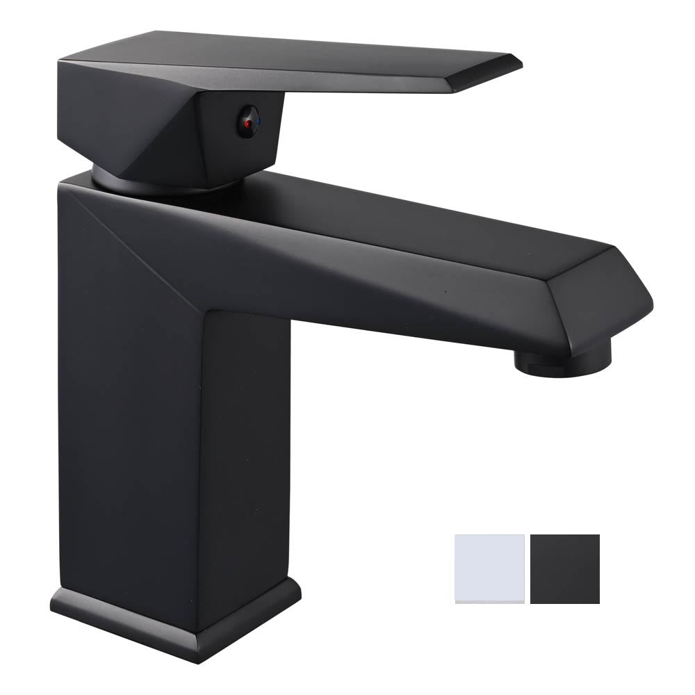 Yescom Single Handle Bathroom Faucet Cold Hot 7"H Image