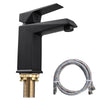 Aquaterior Single Handle Bathroom Faucet Cold Hot 7"H