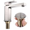 Aquaterior 6.5" Bathroom Faucet Single Handle Brushed Nickel