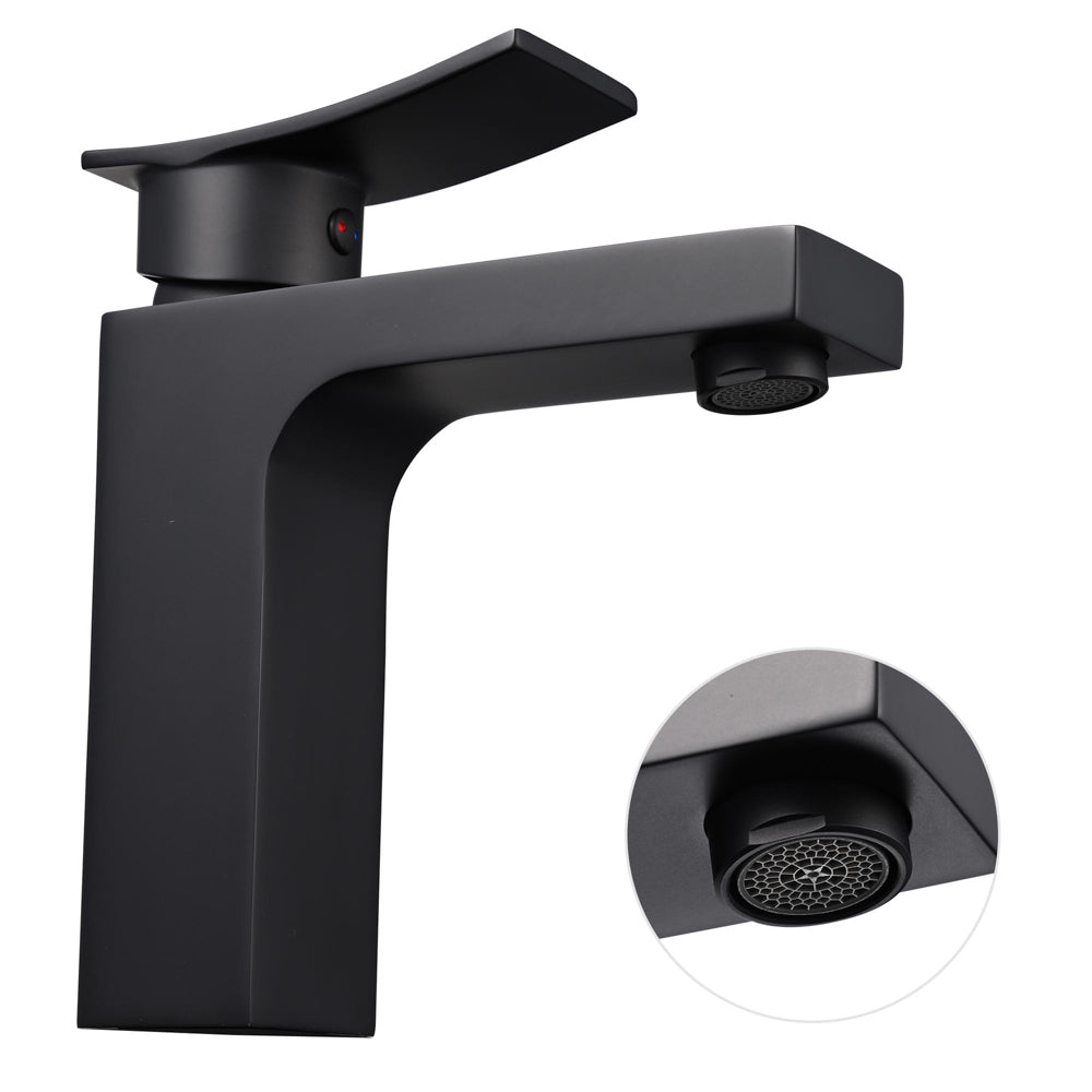 Yescom Bathroom Sink Faucet 1-Handle Cold Hot 7.5"H Image