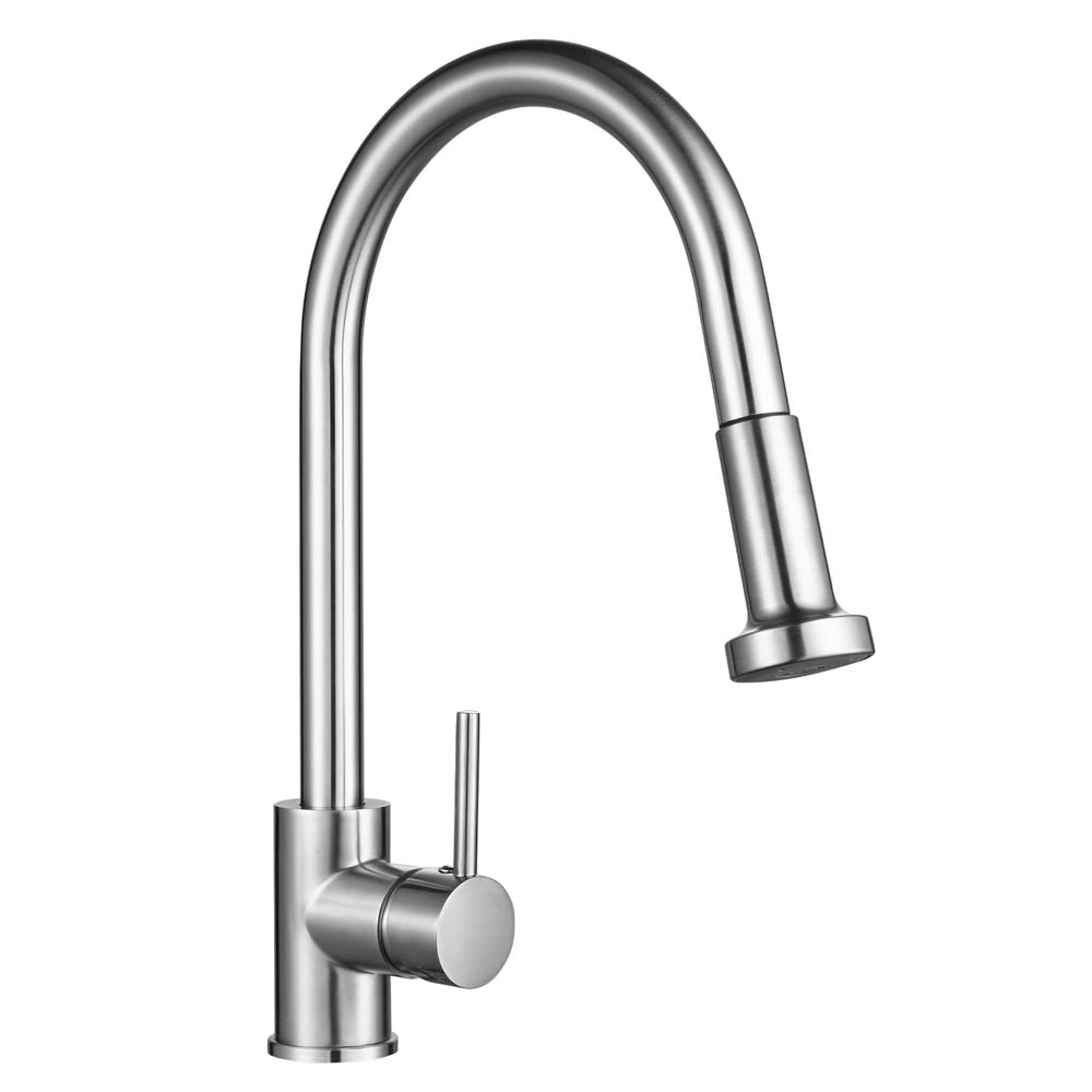 Yescom Kitchen Faucet with Pull Out Spray 2.2GPM Brushed Nickel Image