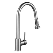 Yescom Kitchen Faucet with Pull Out Spray 2.2GPM Brushed Nickel Image