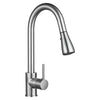 Aquaterior Pull Down Kitchen Faucet with Sprayer 2.2GPM Brushed Nickel