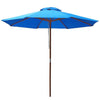 Yescom 9ft Patio Wood Market Umbrella Multiple Colors