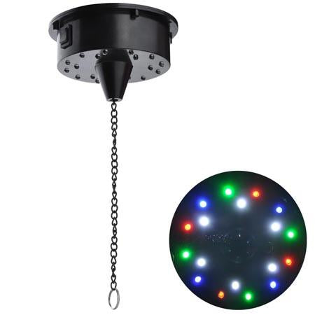 Yescom 18 LED DJ Lights Mirror Disco Ball Rotating Motor Image