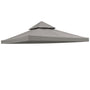 Yescom 8' x 8' Gazebo Canopy Replacement Top 2-Tier, Grey Image