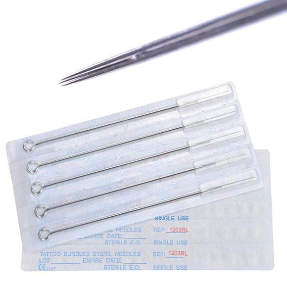 Yescom 100pcs Sterilized Tattoo Needles Mixed Sizes I Image