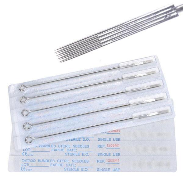 Yescom 100pcs Sterilized Tattoo Needles Mixed Sizes I Image