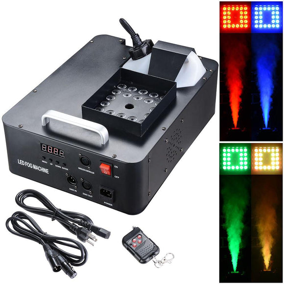 Yescom Fog Smoke Machine w/ Remote Light DMX 20000 CFM 1500w Image