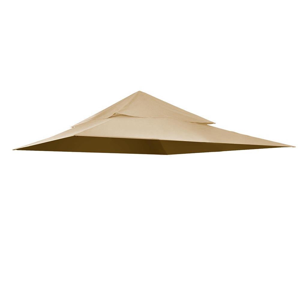 Yescom 2-tier 12Ft Gazebo Replacement for Harbor Gazebo GFS01250A, Beige Image