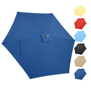 Yescom 9' 6-Rib Outdoor Patio Umbrella Replacement Canopy Multiple Colors Image