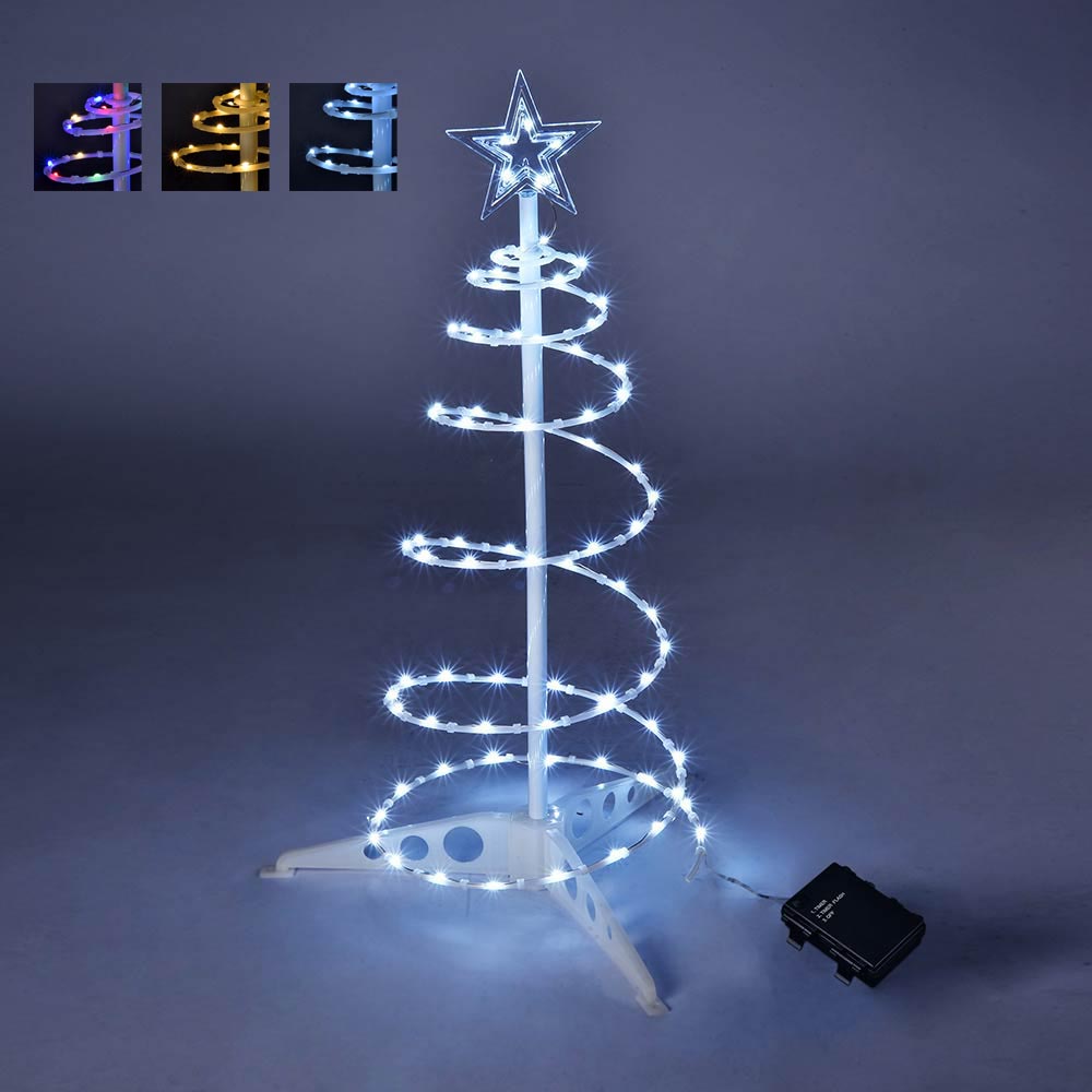 Yescom 2' Pre-Lit Spiral Christmas Tree Battery Operated Image