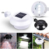 Yescom LED Solar Power Light w/ Bracket Outdoor Wall Security