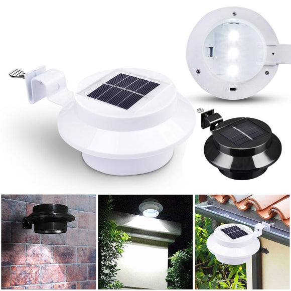 Yescom LED Solar Power Light w/ Bracket Outdoor Wall Security Image