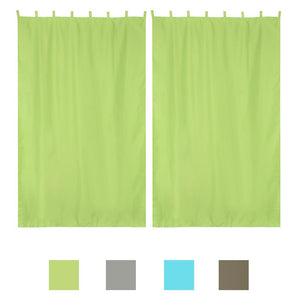 Yescom 2-Pcs Outdoor Tab Top Curtain Panel, 54Wx96L